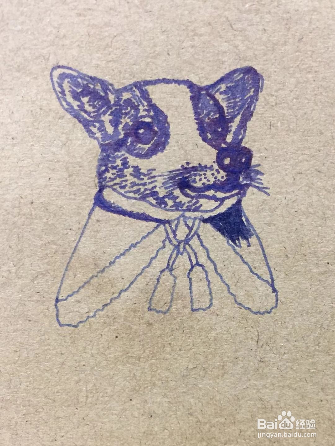 插画教程之圣诞节树下的柯基犬