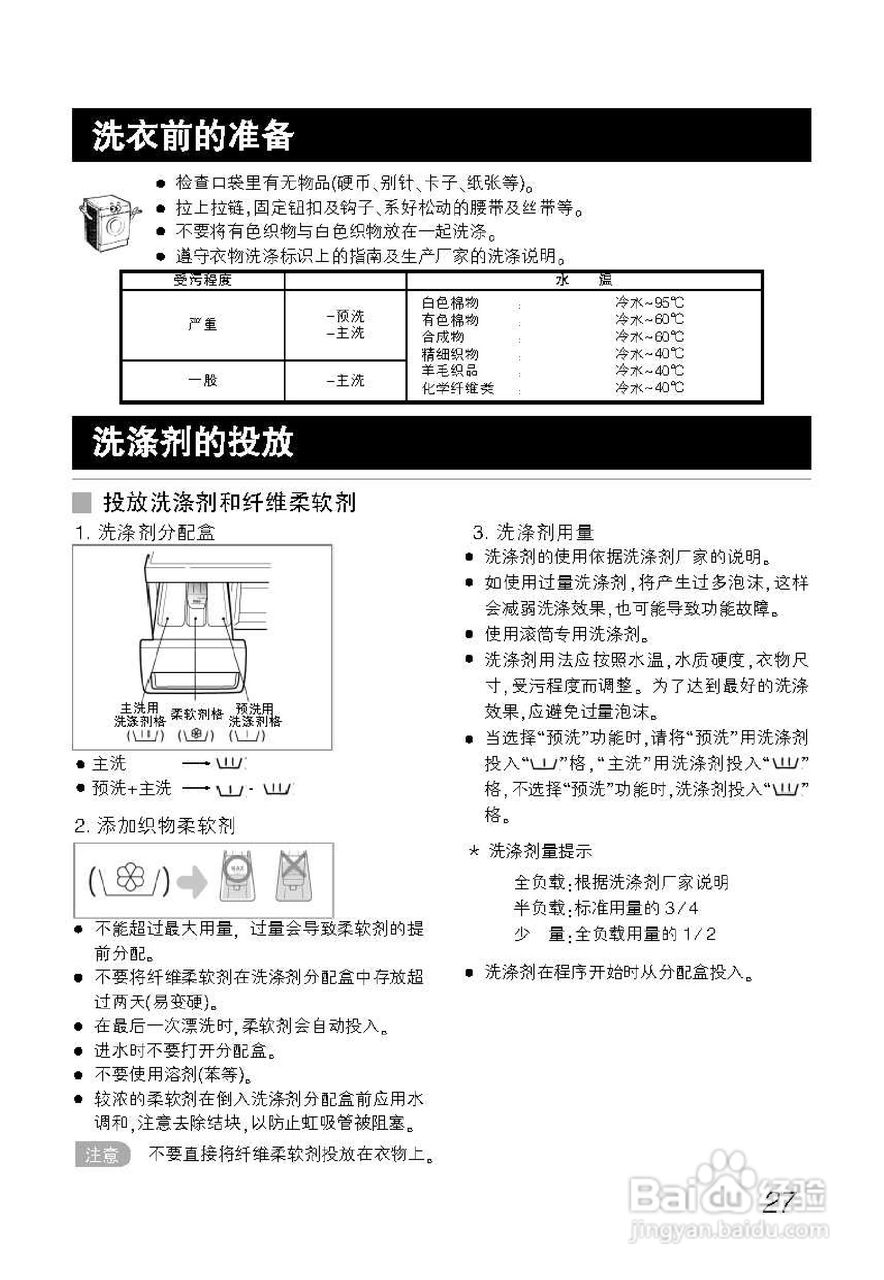 LG WD-A12209DM洗衣机使用说明书:[3]