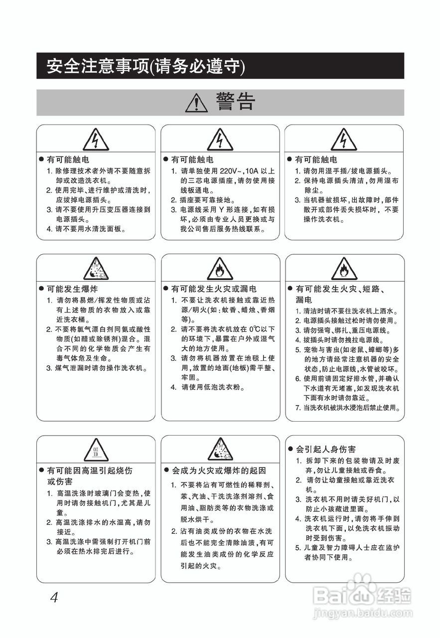 LG WD-N10230DJ洗衣机使用说明书:[1]