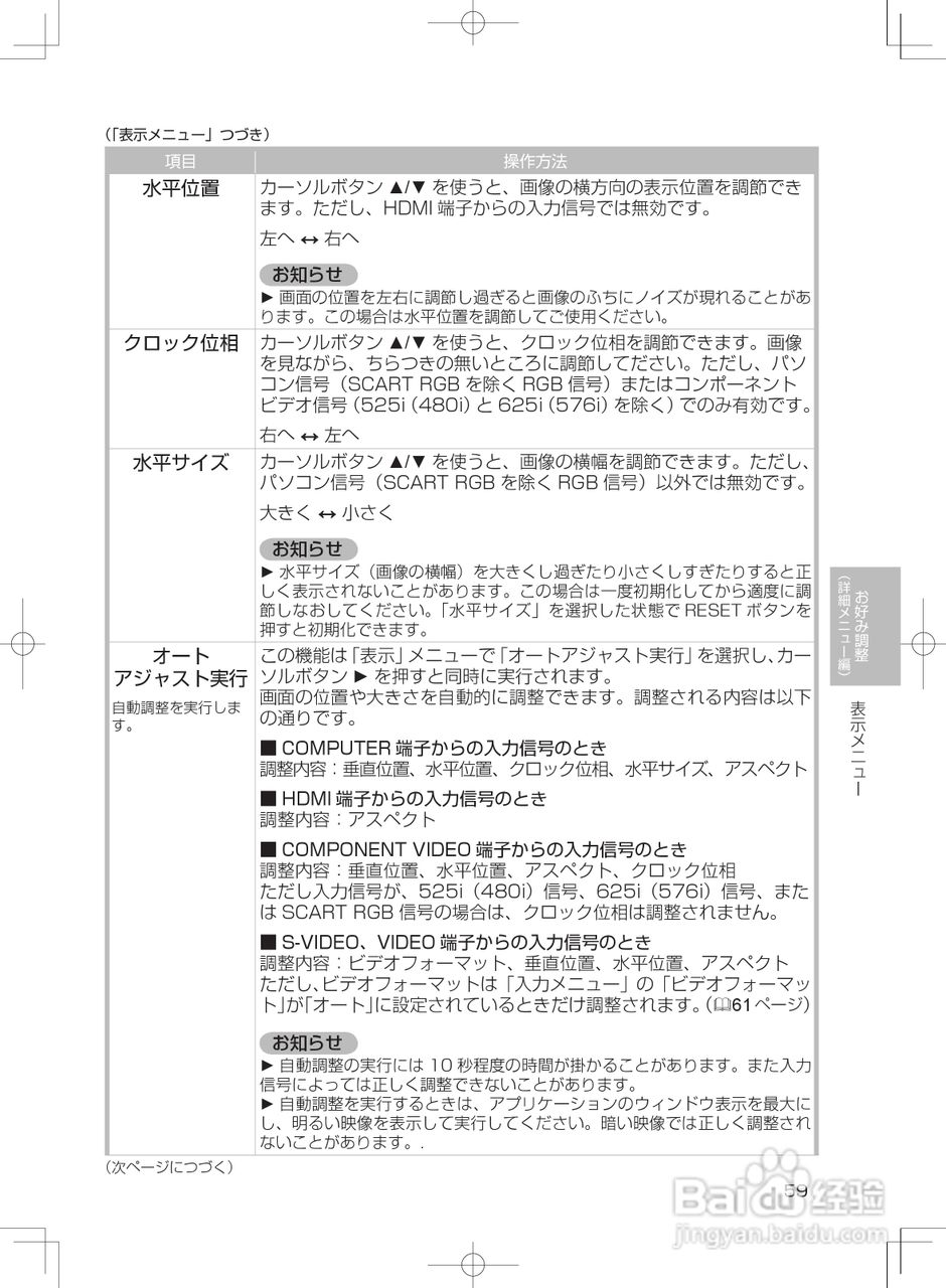 日立 PJ-TX200J投影机说明书:[6]