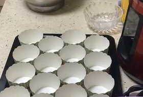 纸杯蛋糕的做法 8寸戚风蛋糕的量