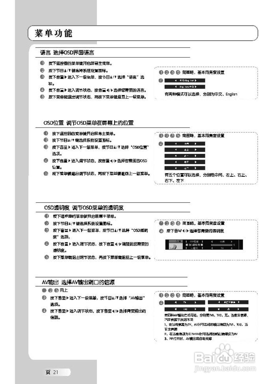 TCL王牌L42H61F液晶彩电使用说明书:[3]