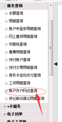 查询银行卡开户行,开户网点的方法