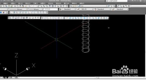 如何用CAD三维制图绘制螺栓杆