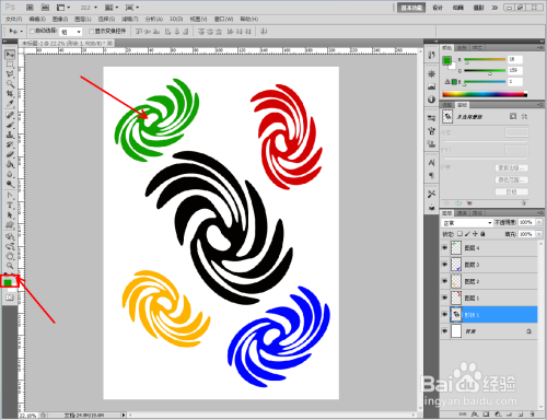 ps扭曲异形图案制作教程