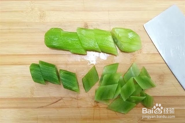 “莴笋拌虾仁”怎么做?