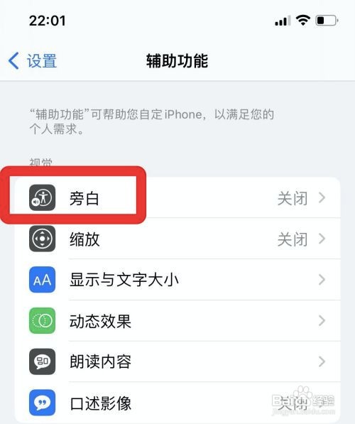 iPhone手机如何设置单一导览样式