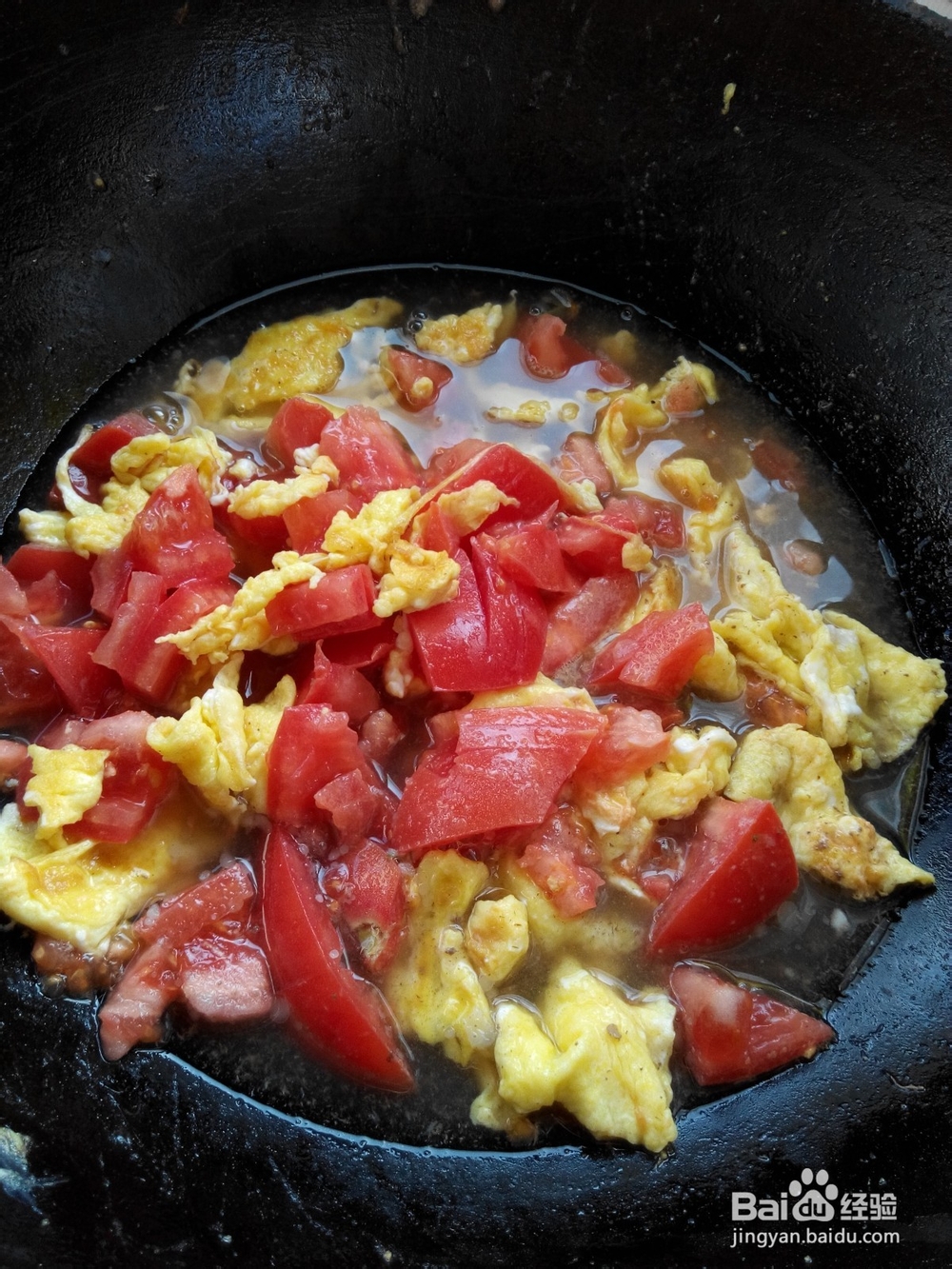 鸡蛋西红柿打卤面