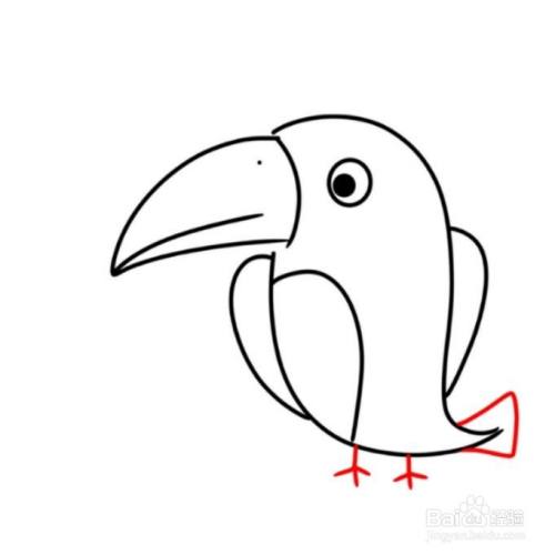 如何画一只"大嘴鸟"?