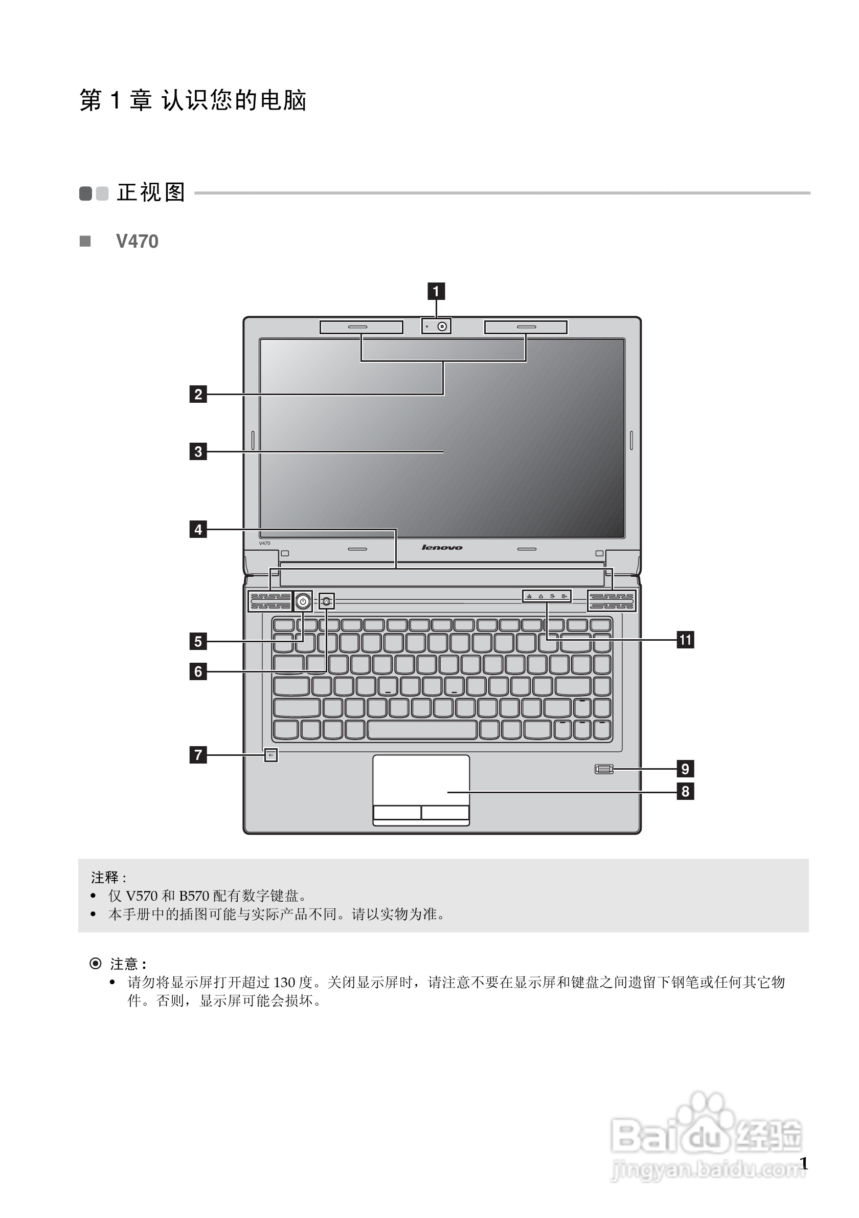 联想Lenovo V470笔记本电脑使用说明书:[1]