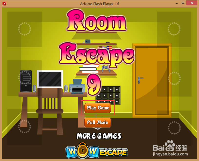 Flash游戏攻略：[43]蓝色单间逃脱-9