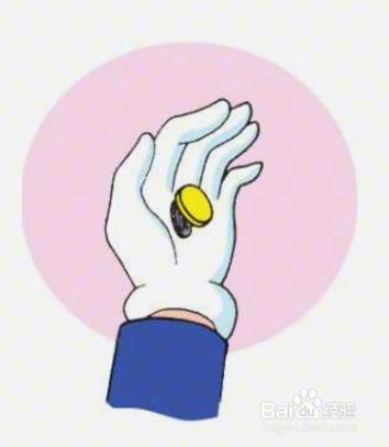 魔术揭秘——硬币穿手