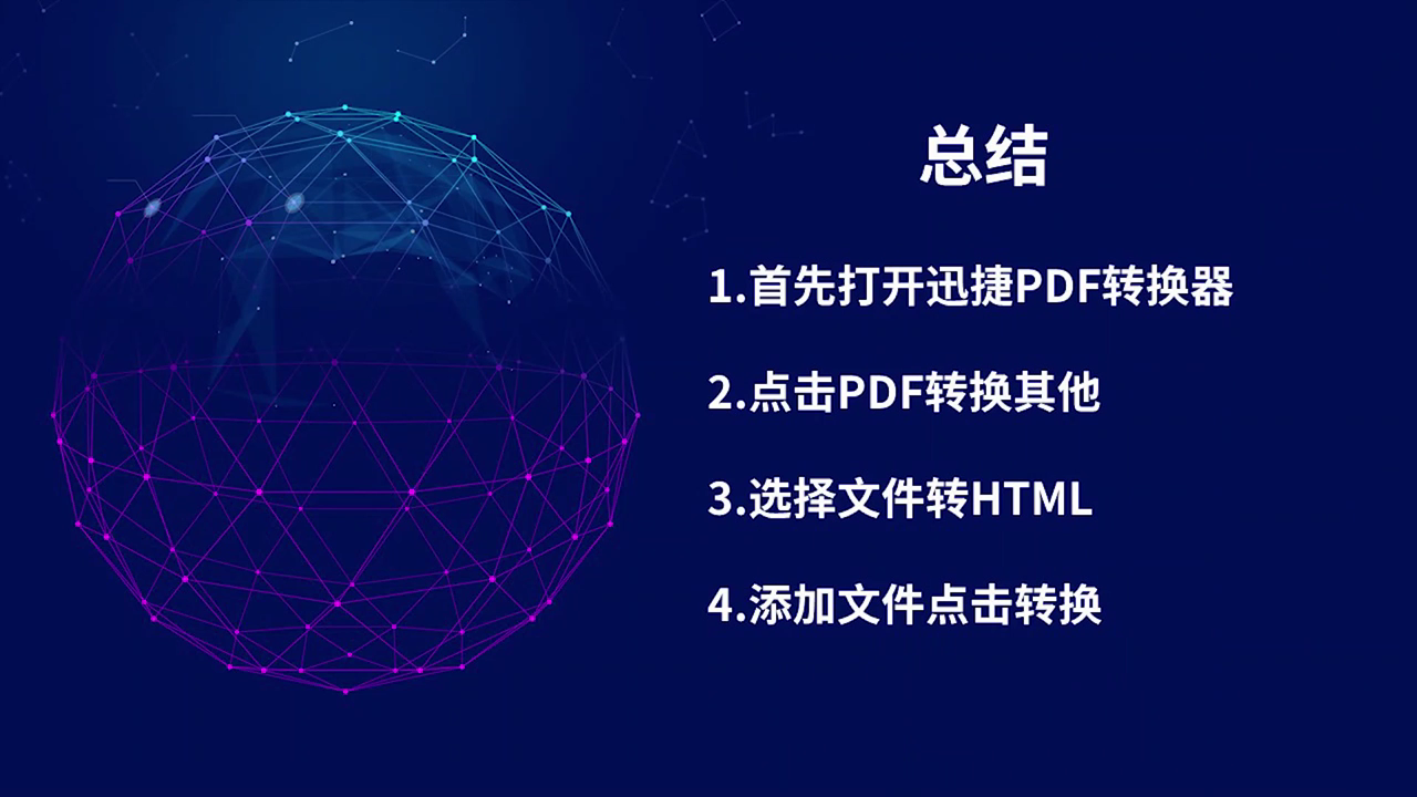 PDF文档怎么转换为HTML文件