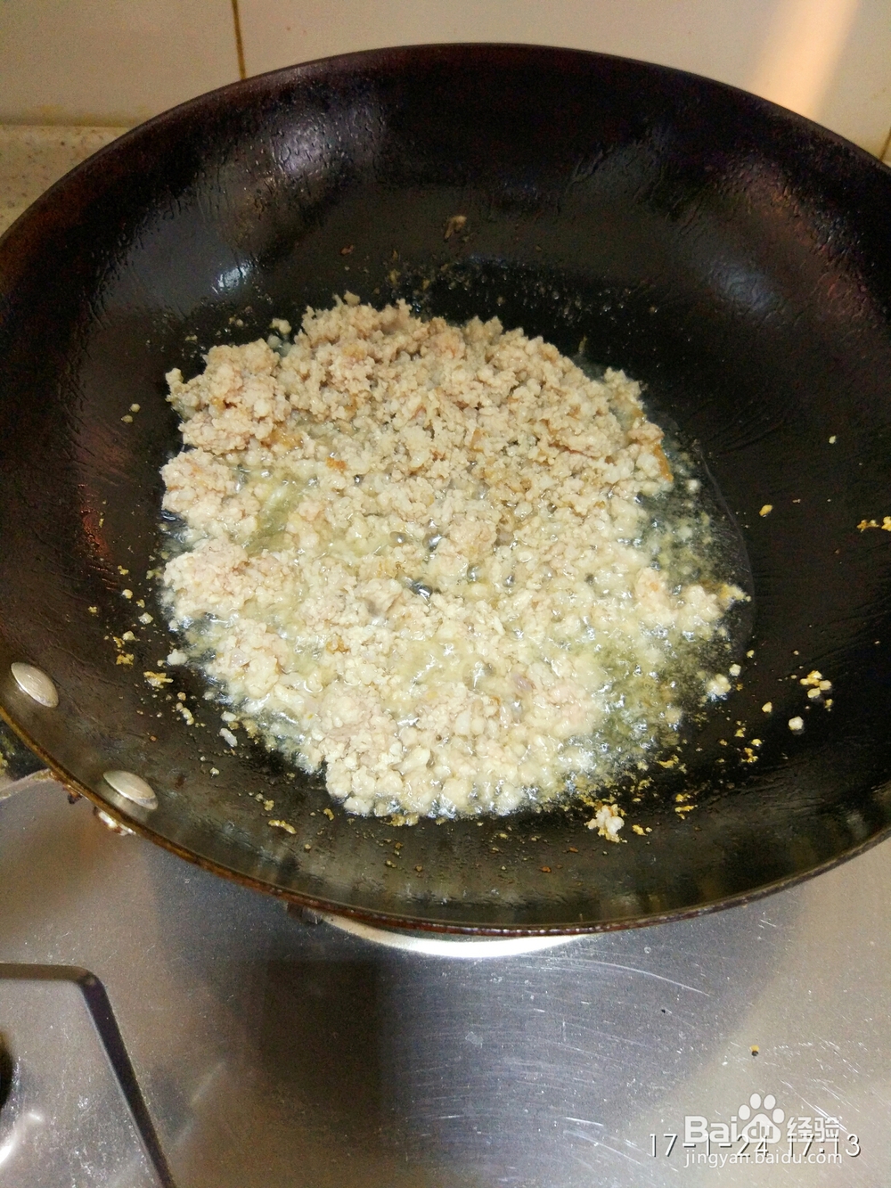简单好吃的芽菜肉