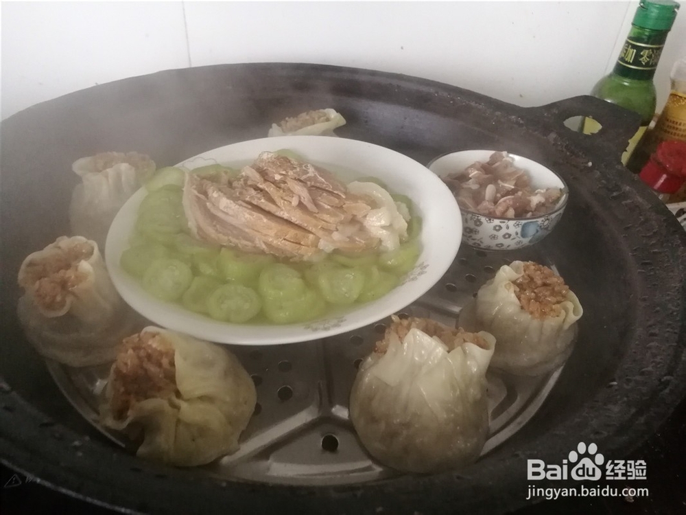 瓠子片蒸卤猪肉