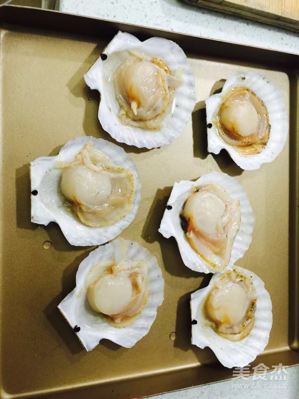 烤箱烤扇贝的做法