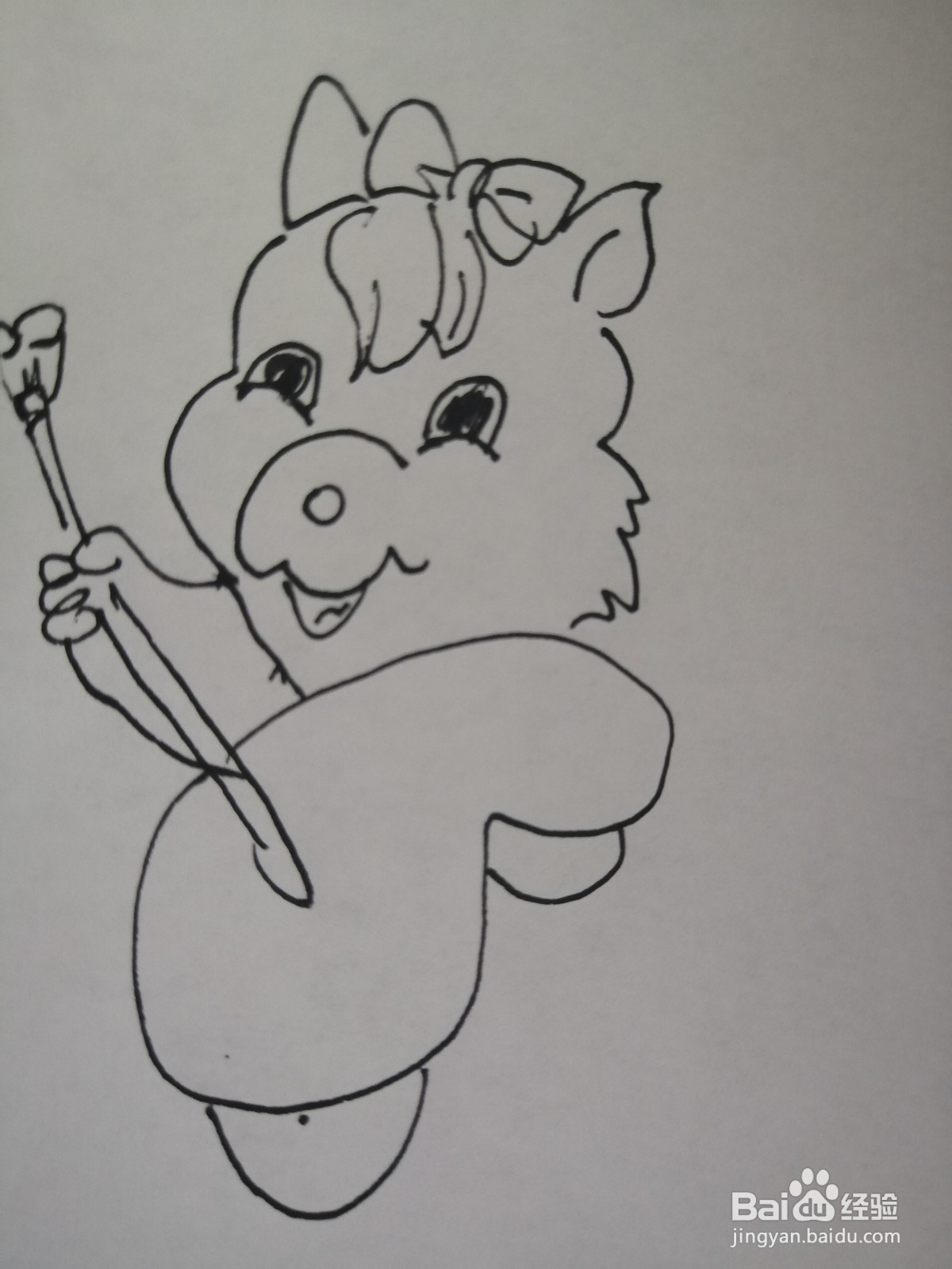 可爱的小松鼠怎么画