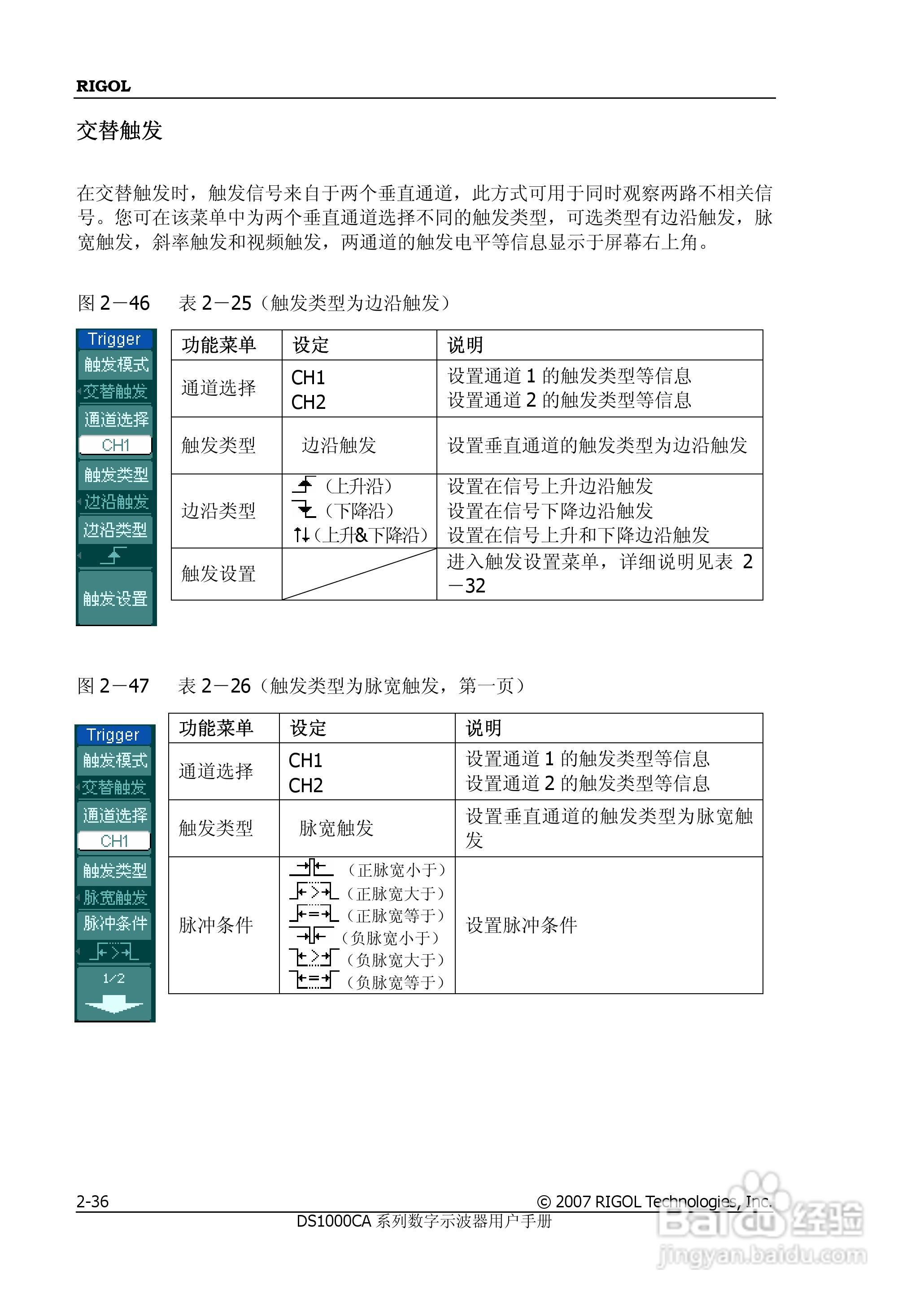 DS1062CA数字示波器使用说明书:[7]