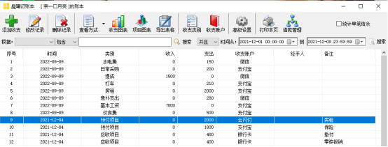 分享几个在记账本中快速删除收支明细的技巧