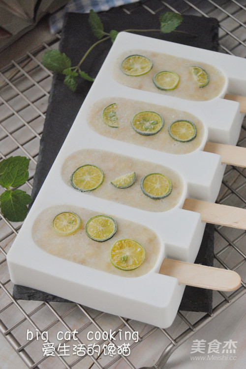 香蕉酸奶芒果夹心雪糕