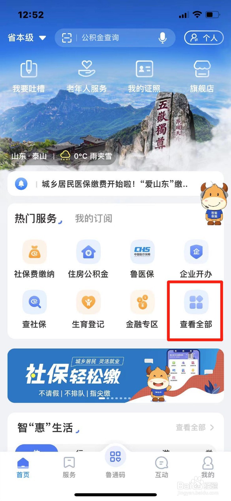 山东省居民医保参保信息怎么查询