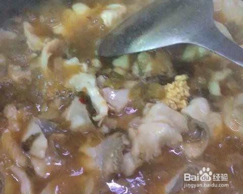 酸菜鱼的做法