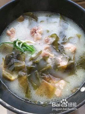 美食汤羹--猪蹄海带汤