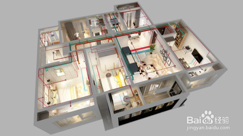 【软件教程】水暖电效果图如何设计