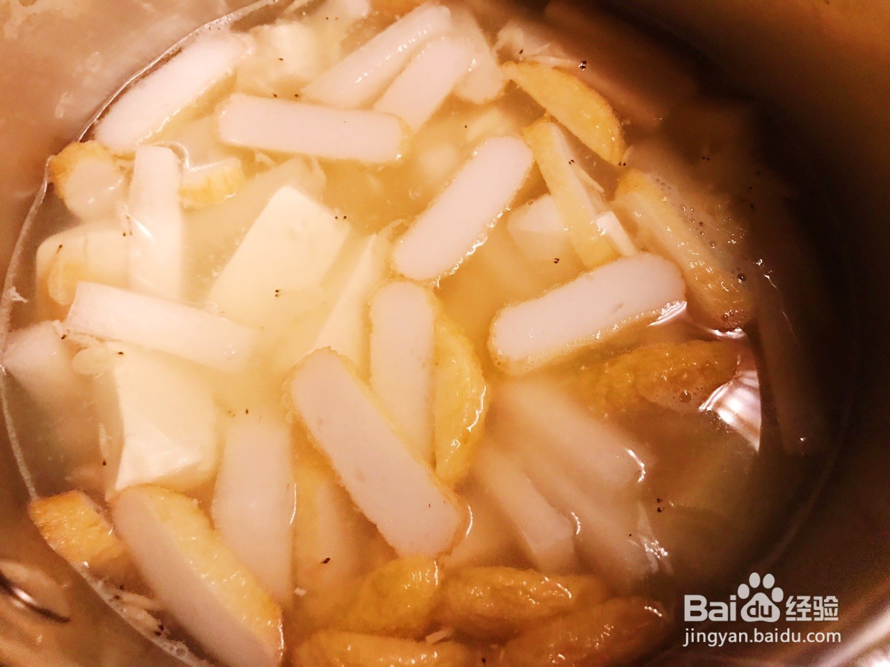 鱼饼豆腐汤的做法