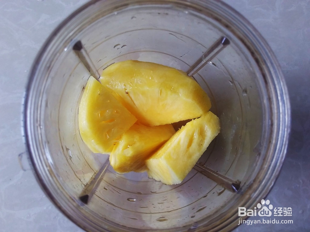 自做的菠萝松糕