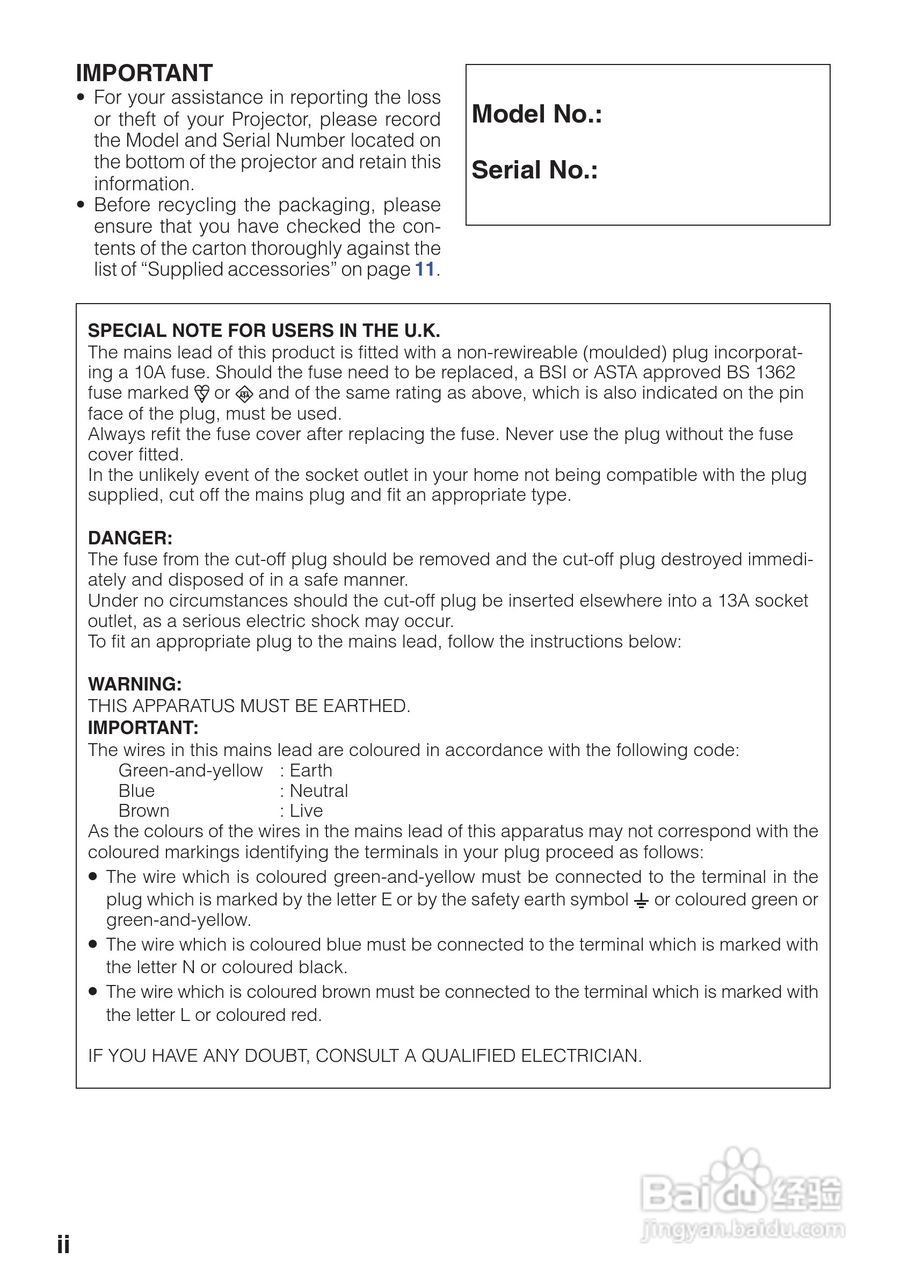夏普XG-MB67X投影机使用说明书.:[1]
