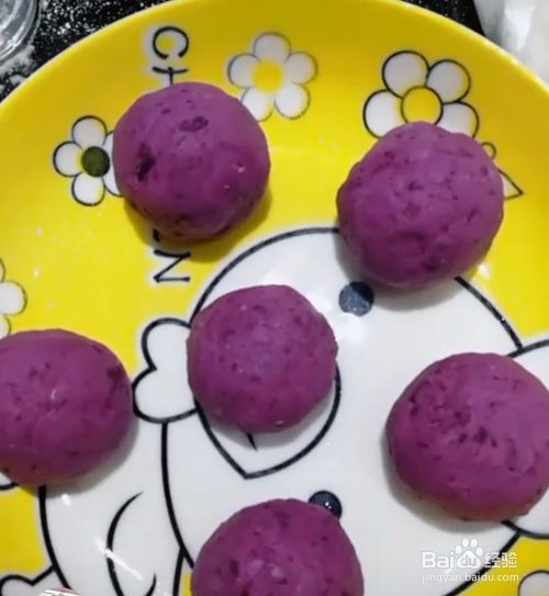 紫薯糯米滋的美味做法
