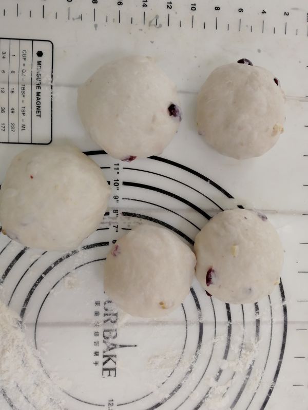 蔓越莓核桃软欧