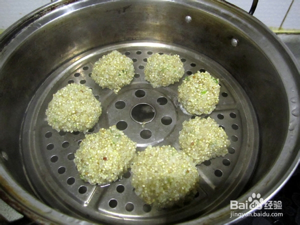 藜麦虾肉丸的制作方法