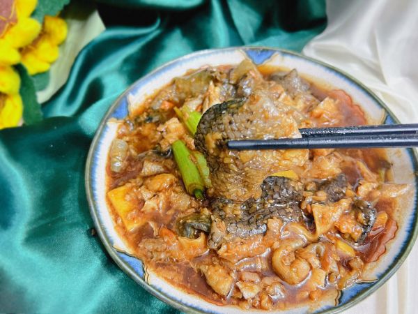 家炖挪威三文鱼皮