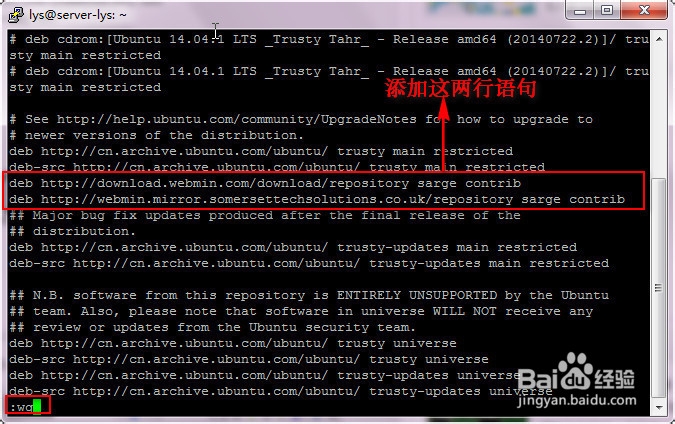 Ubuntu 14.04--安装和使用webmin
