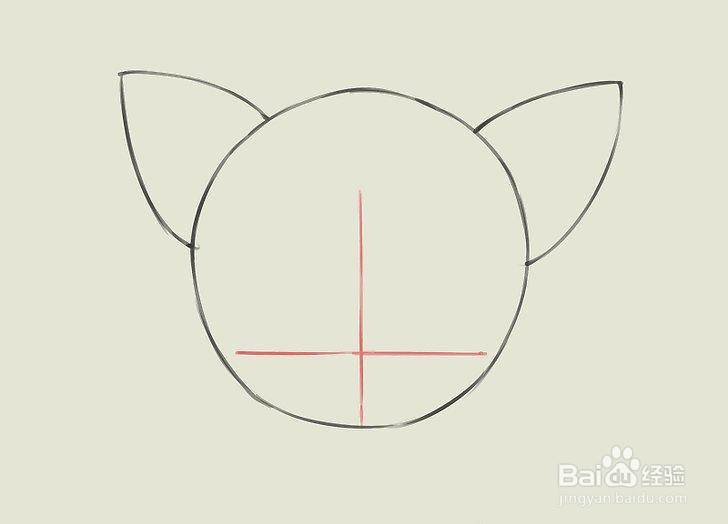 如何画一个动画猫女孩