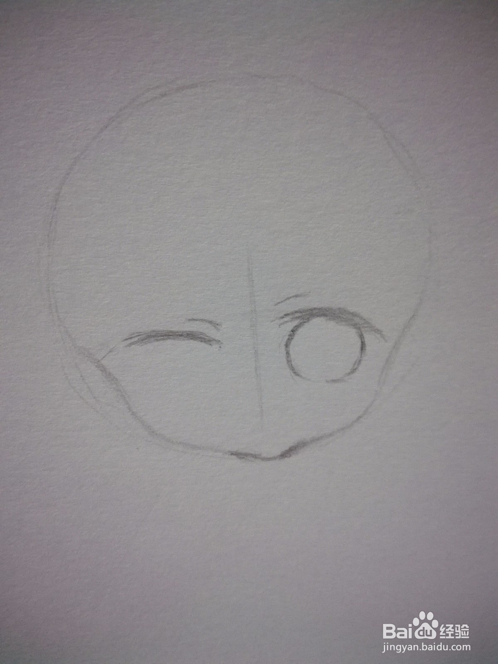 Q版漫画人物头部画法