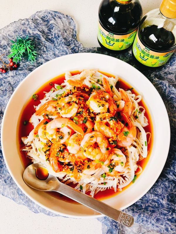 鲜汁大虾牛百叶