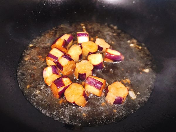 蜜汁茄子炸豆腐