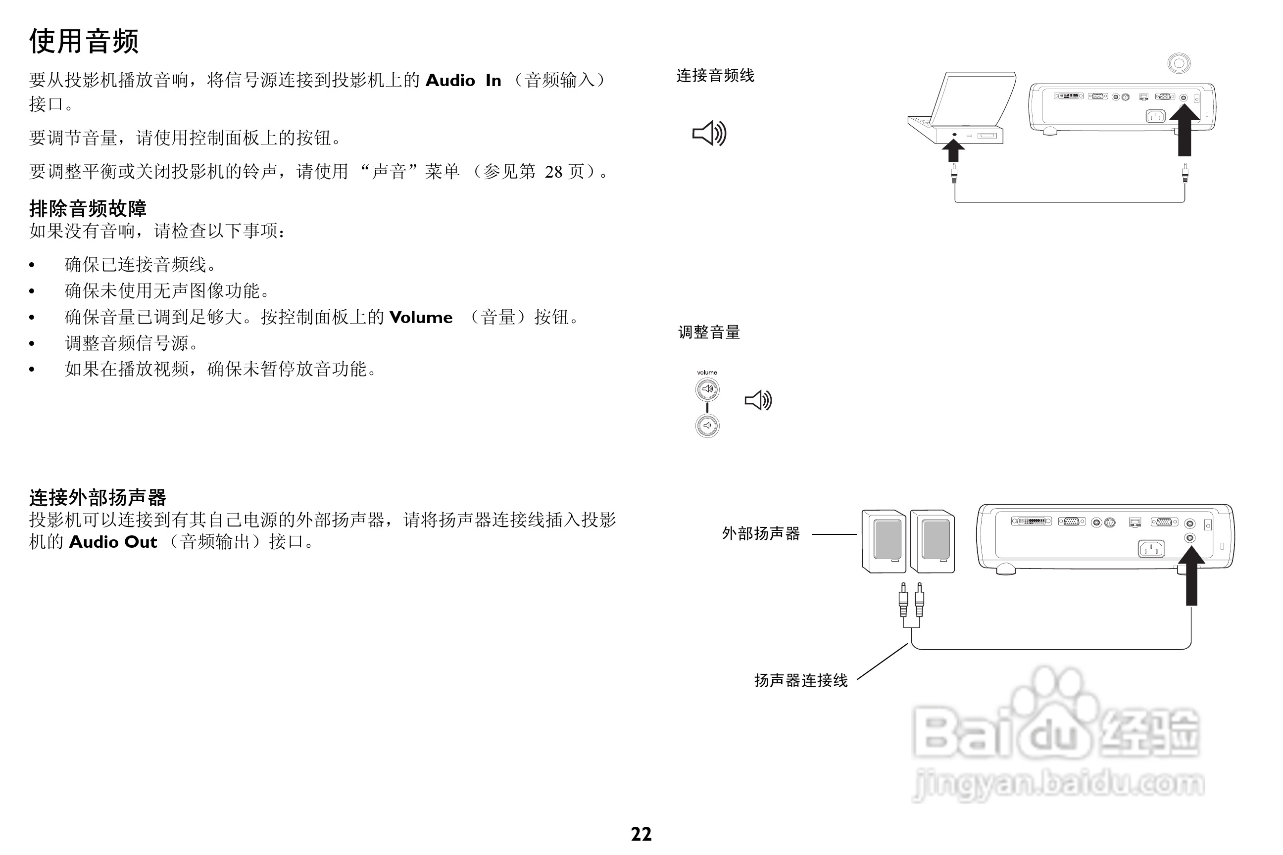 富可视 IN35W投影机说明书:[3]