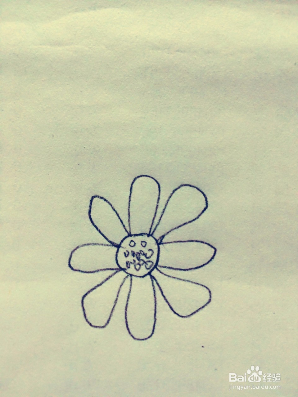 绘画系列之教你如何画简易菊花