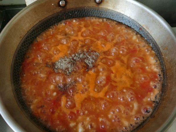 西红柿海鲜疙瘩汤