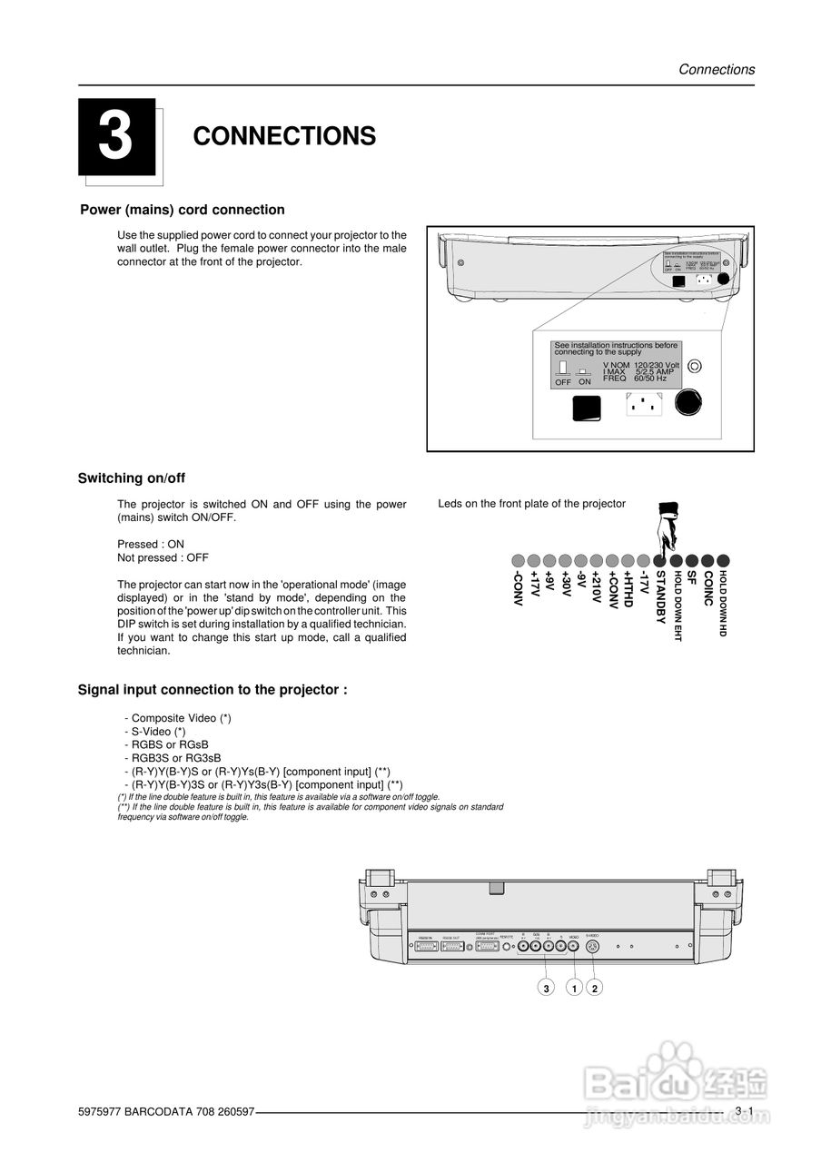 Barco巴可 DATA 708投影机说明书:[2]