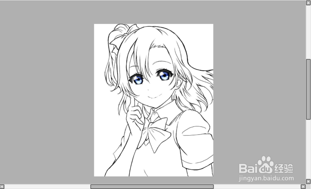 详细简便的sai软件眼睛上色