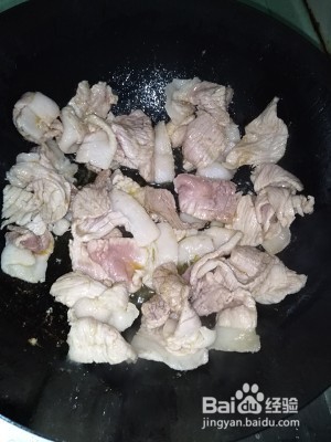 营养美食制作红油豆瓣盐煎肉