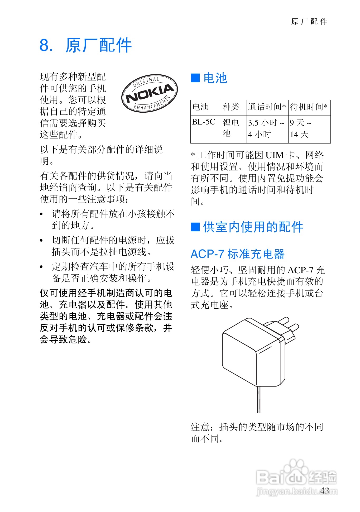 诺基亚3105手机使用说明书:[5]