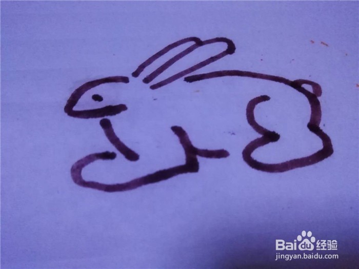 怎么样用简笔画画兔子