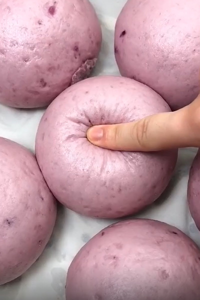 奶香紫薯大馒头怎么做？