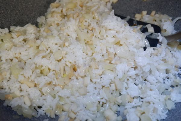 杏鲍菇酱油炒饭